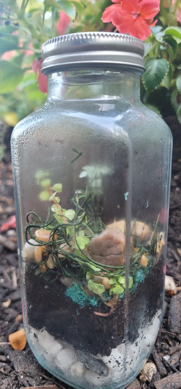 Classic Milk Glass Terrarium - Image 3